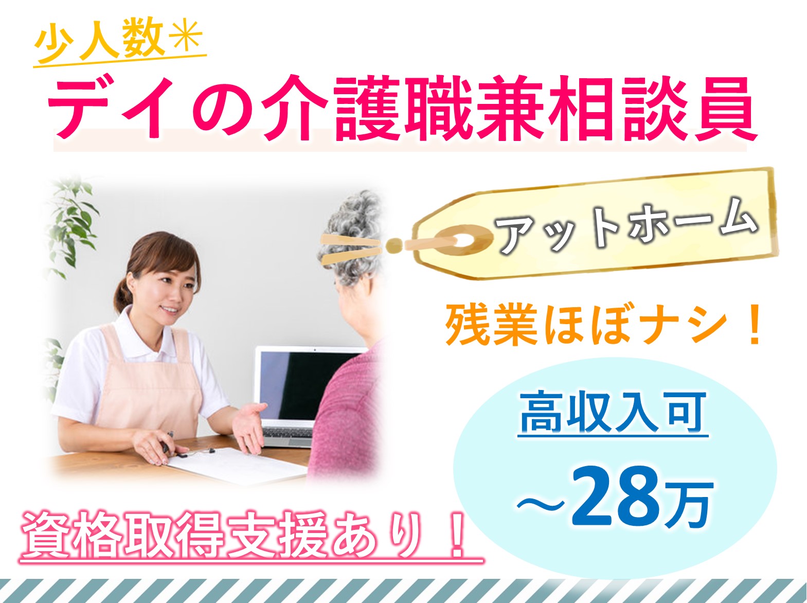 ウイズユー株式会社 ういず・ユー勝田台デイサロンの正社員 介護職 相談員 デイサービスの求人情報イメージ1