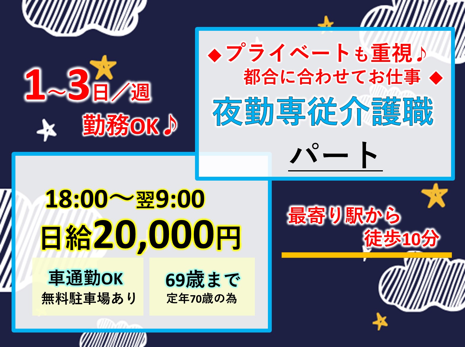 ご長寿くらぶ　鎌ヶ谷のパート 介護職 サービス付き高齢者向け住宅求人イメージ