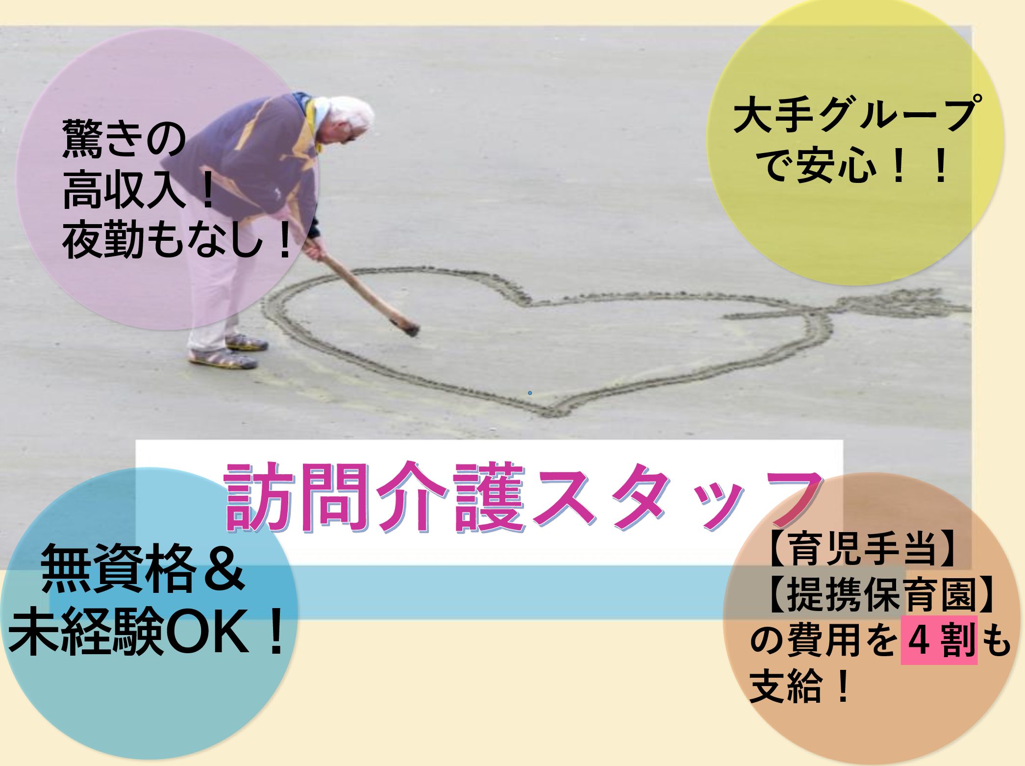 袖ヶ浦ムツミの正社員 介護職 訪問サービス 居宅介護支援求人イメージ