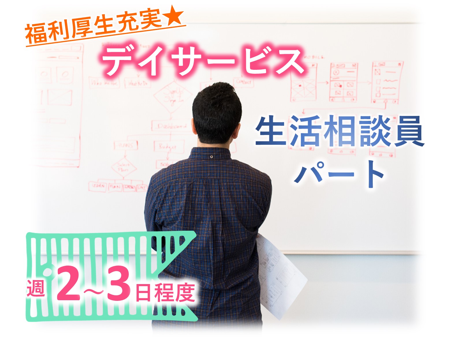 株式会社　ヤックスケアサービス ヤックスデイサービス東金田間のパート 相談員 デイサービスの求人情報イメージ1